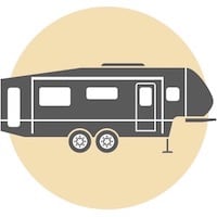 icon of travel trailer